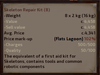 Skeleton Repair Kit in Flats Lagoon